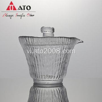 Borosilicate Tea Tea Trung Quốc kháng nhiệt với nắp